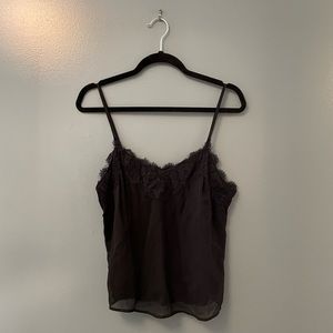 Abercrombie Black Lace Camisole